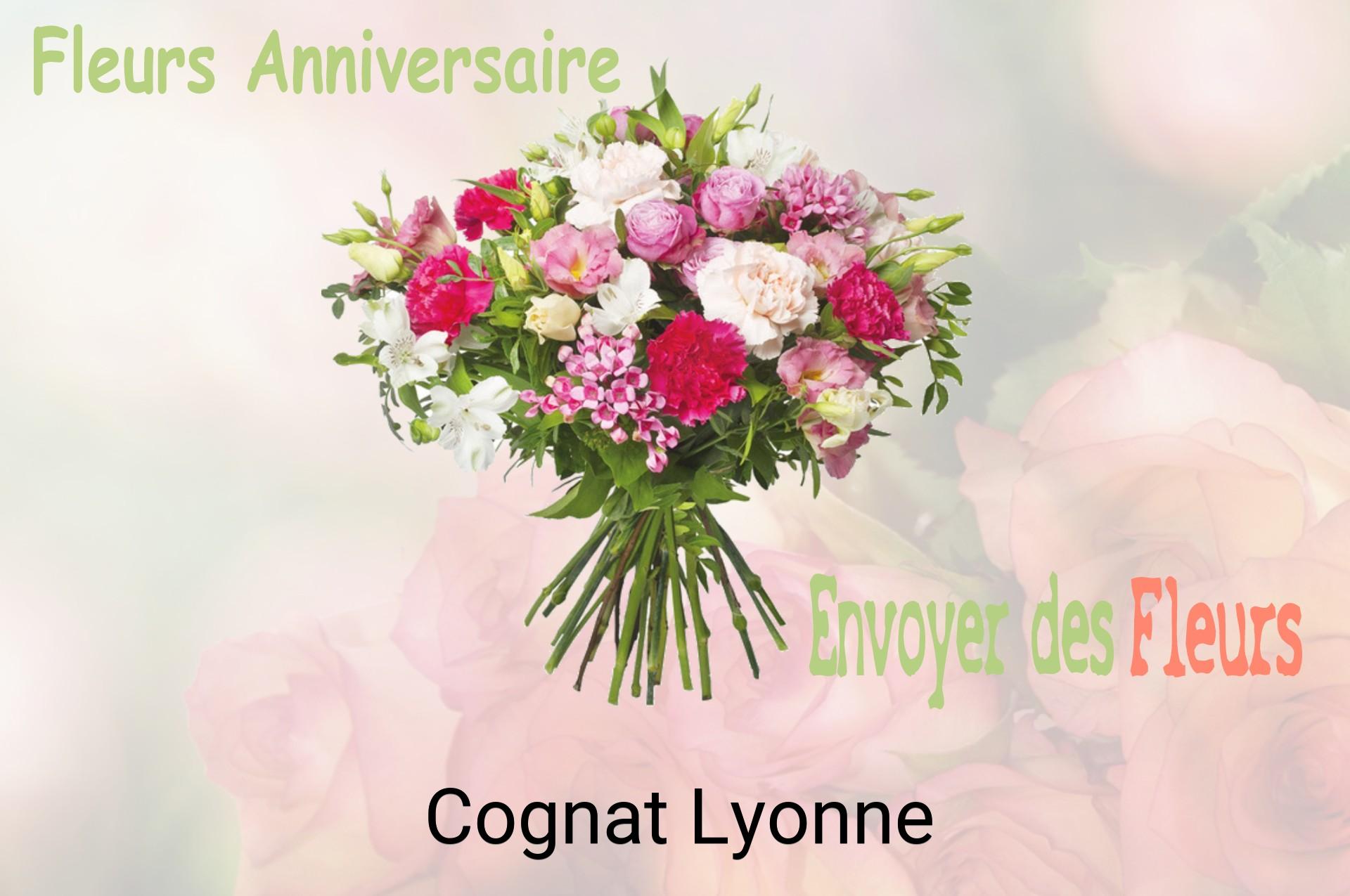 Bouquet de fleurs d’anniversaire livré à Cognat-Lyonne