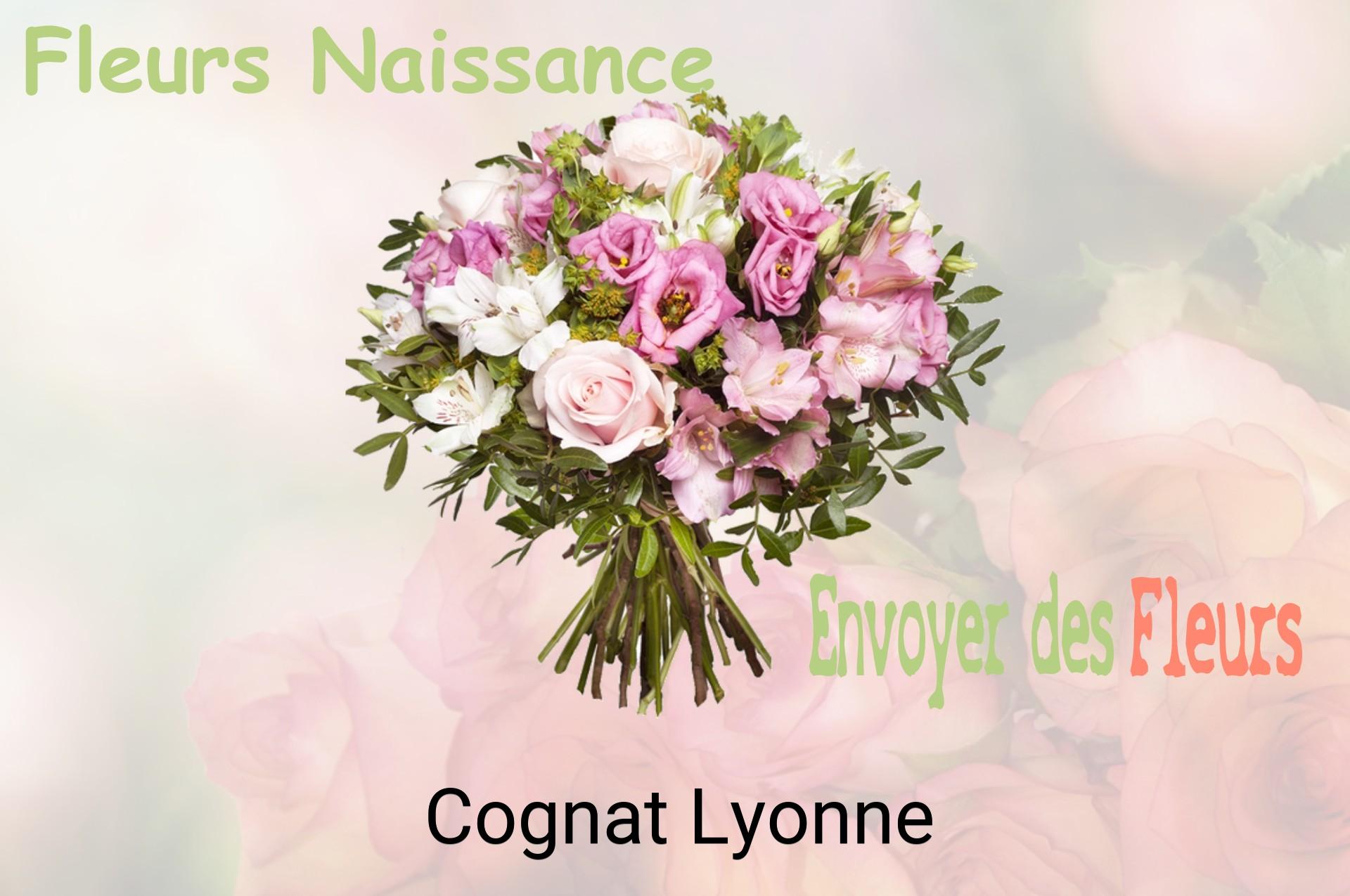 Bouquet de fleurs de naissance livré à Cognat-Lyonne